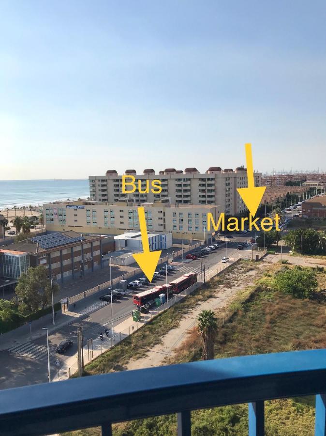 발렌시아 Atico Frente Al Mar, Pataconablue, Complejo Vacacional 아파트 외부 사진